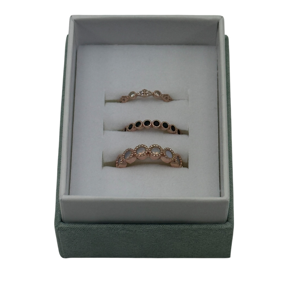 Bomb Party RBP9749 Made for the Spotlight Rose Gold Band Size 8 Ring